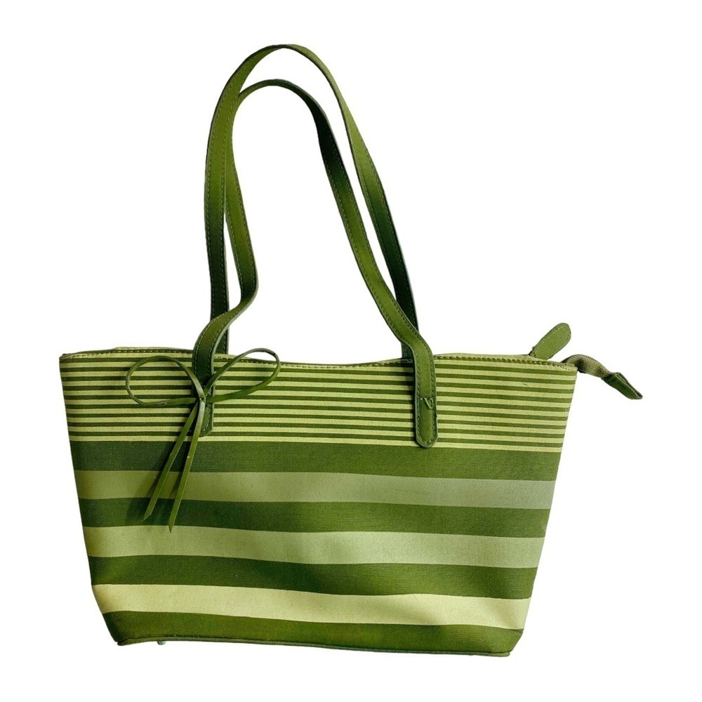 Green Stripe Tote Purse​​